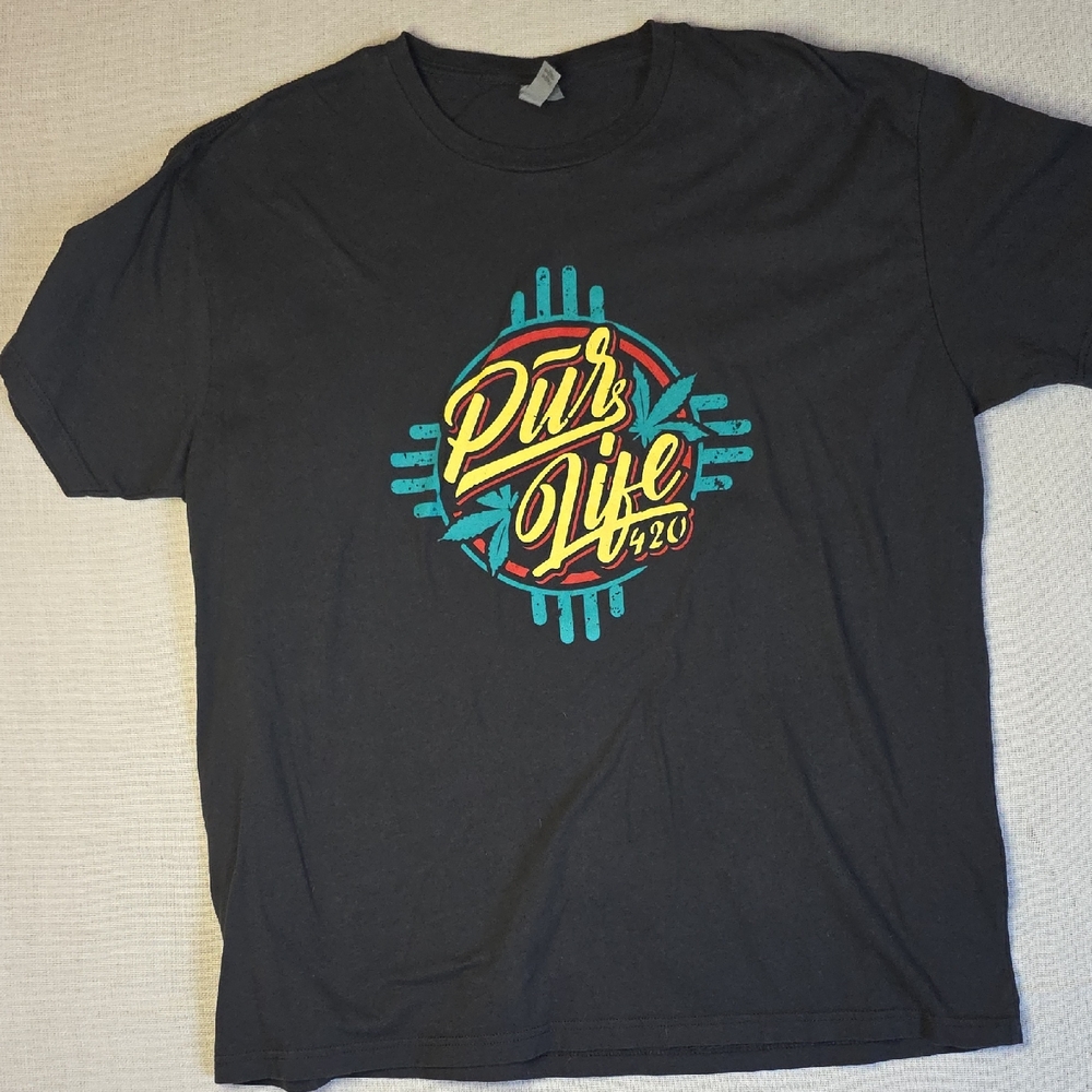 Men's Black Graphic T-Shirt